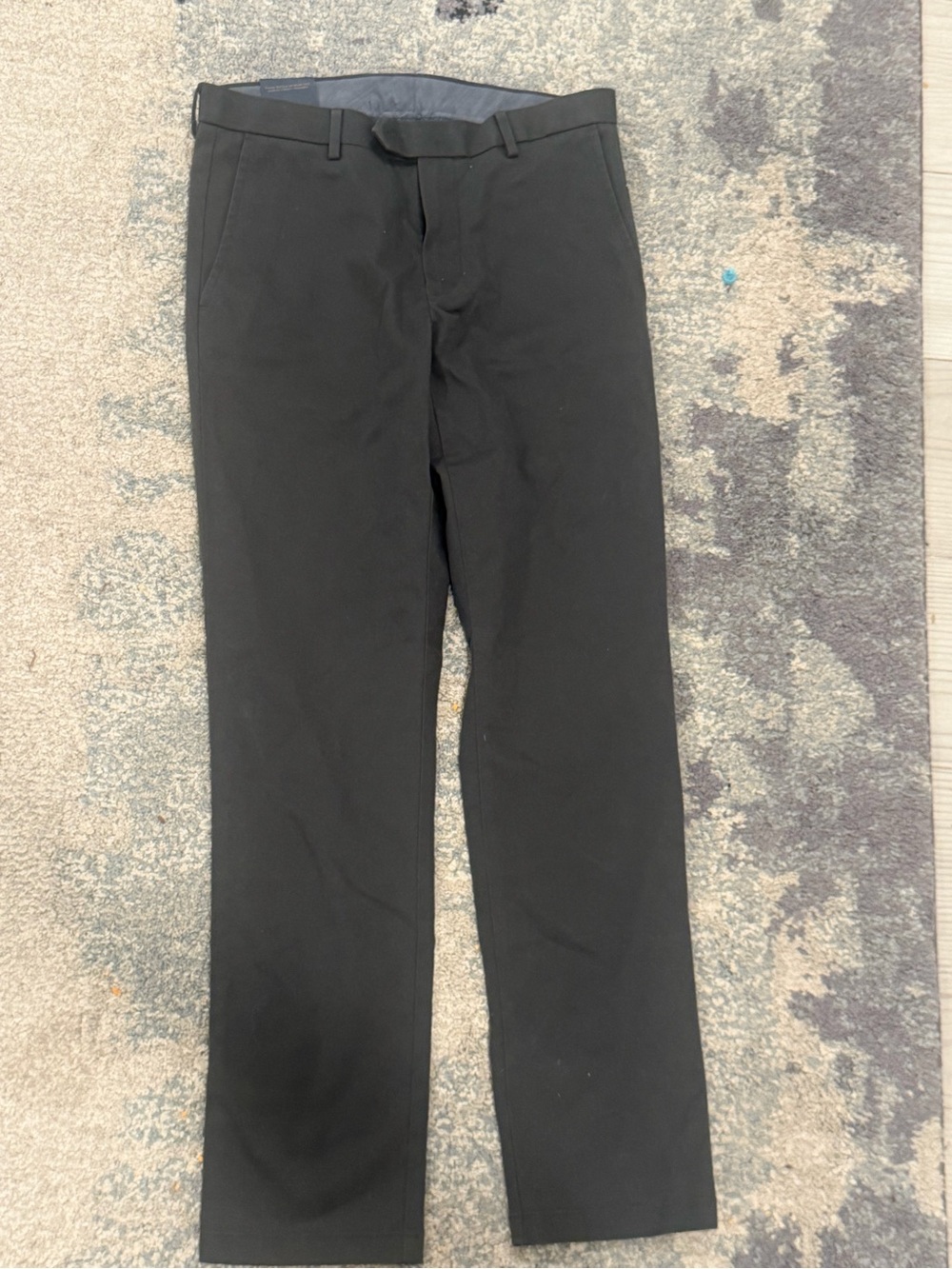 Charles Tyrwhitt dark grey extra slim non iron chino pant